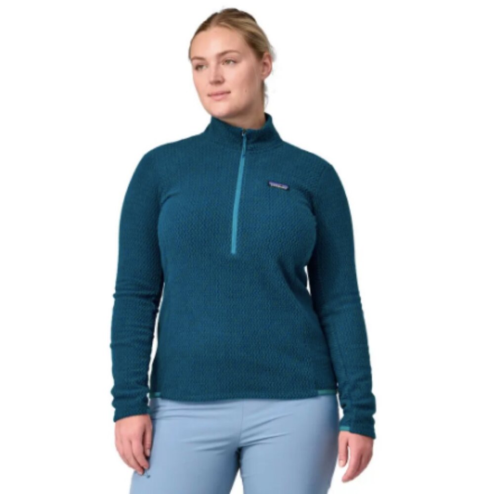 Patagonia R1 Air Zip Neck Pullover in Lagom Blue